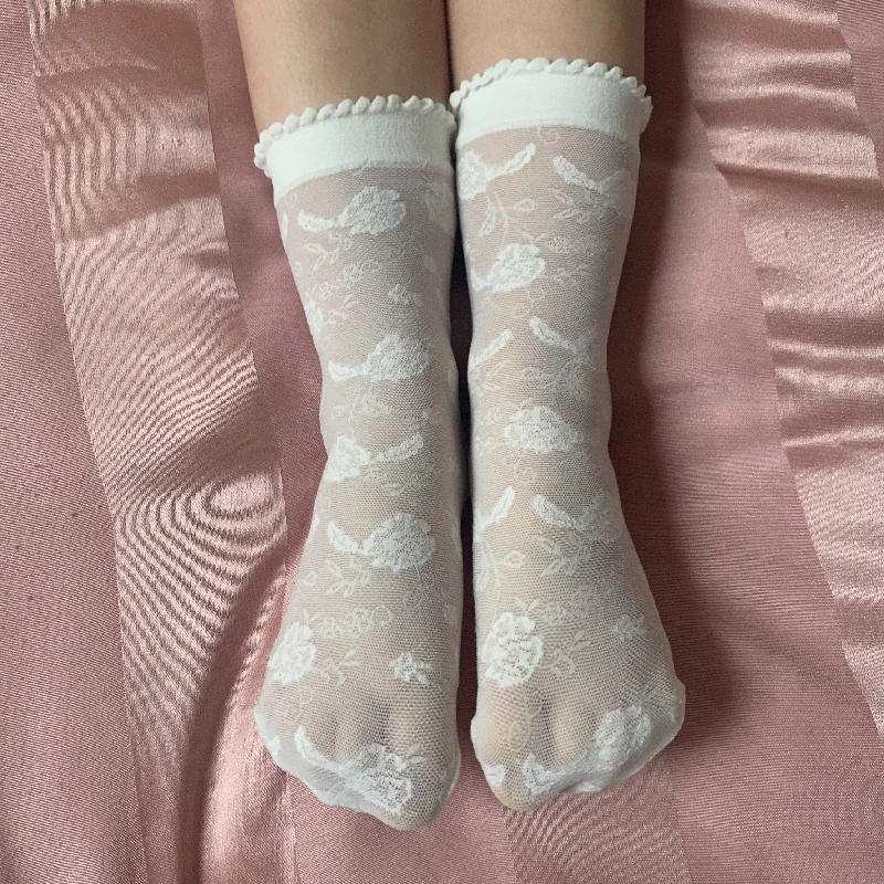 Joanna - Lace Socks Lace Party Gown