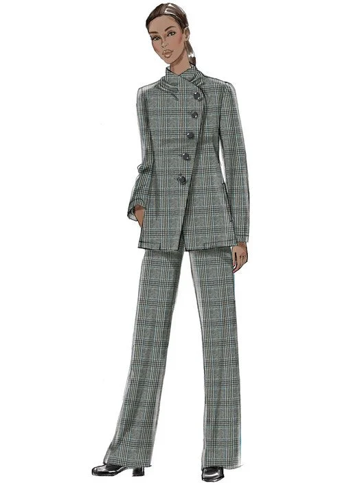 Vogue Jacket and Trousers V9274 Women's luxury jackets