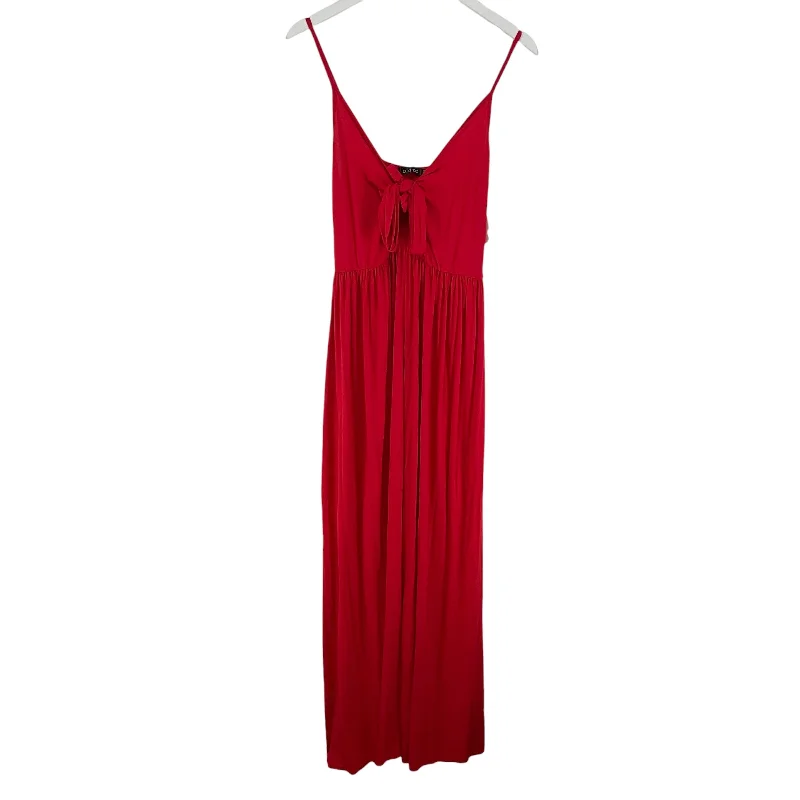 Dress Casual Maxi By Boohoo Boutique In Red, Size: L Elegant Maxi Look