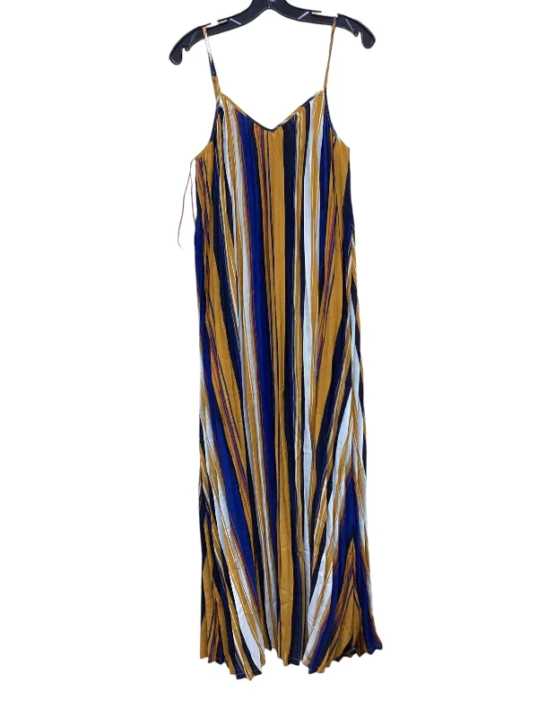 Dress Casual Maxi By Flying Tomato In Multi-colored, Size: S Soft Pleated Maxi