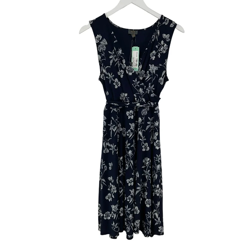 Dress Casual Maxi By Mix And Co In Navy, Size: M Wrap Maxi Skirt